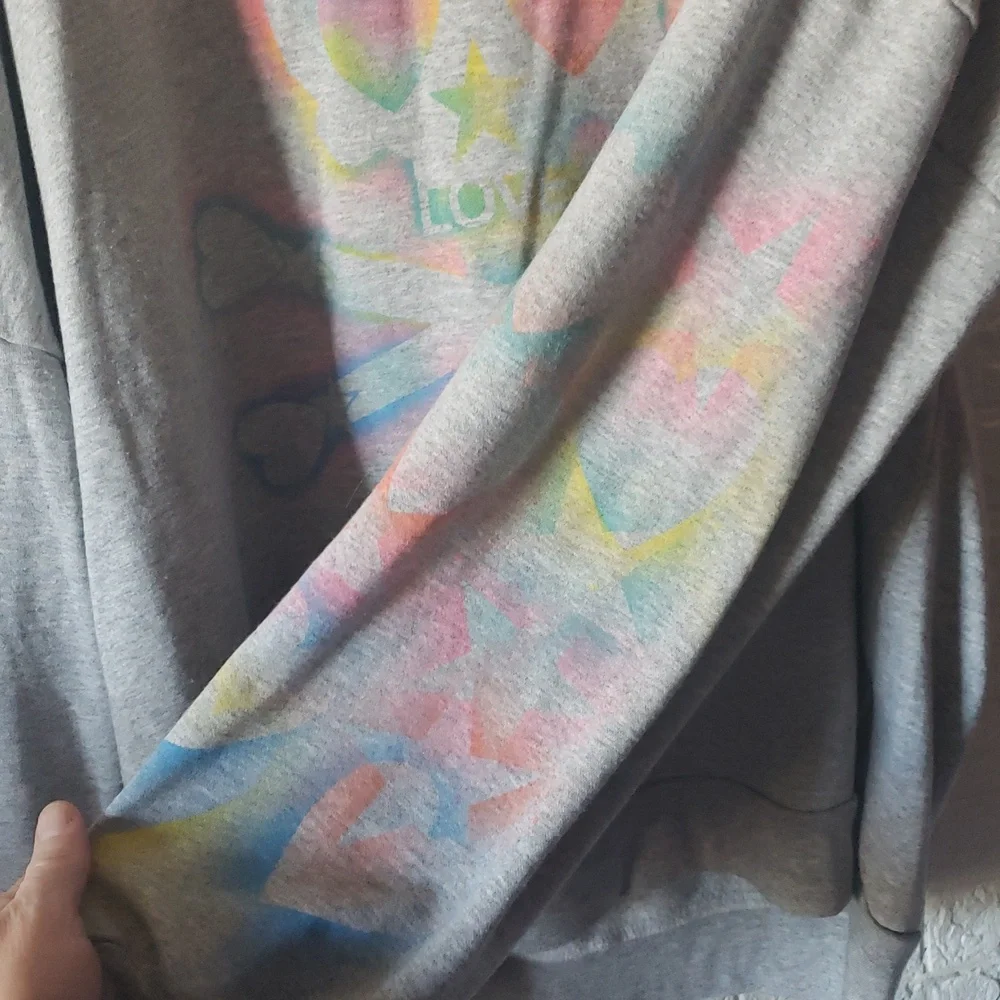 Lauren moshi Gray Sweatshirt with Colorful Skull - Picture 4 of 6